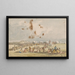 Distribution of goods to the Assiniboins - John Mix Stanley — framed artwork on a wall