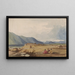 Fort Okinakane - John Mix Stanley — framed artwork on a wall