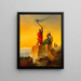 Indian Telegraph Painting - John Mix Stanley — framed artwork on a wall