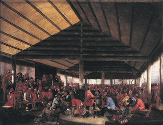 International Indian Council painting held in Tallequah, Indian Territory, in 1843 - John Mix Stanley — artwork view