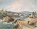Waterfalls Kettle, Columbia River - John Mix Stanley — artwork view