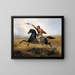 Warrior Towoccono Korakkookiss - John Mix Stanley — framed artwork on a wall