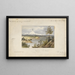Mont Baker and Cascade Range from Whidbey Island - John Mix Stanley — framed artwork on a wall