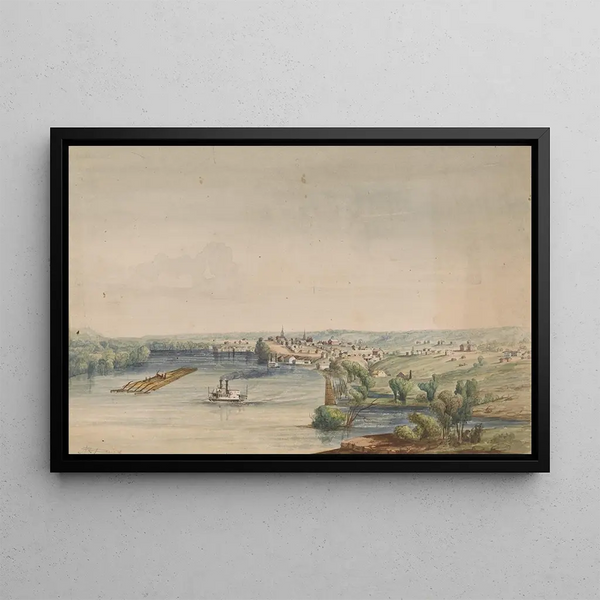 Saint Paul Painting, Montana Territory - John Mix Stanley — framed artwork on a wall