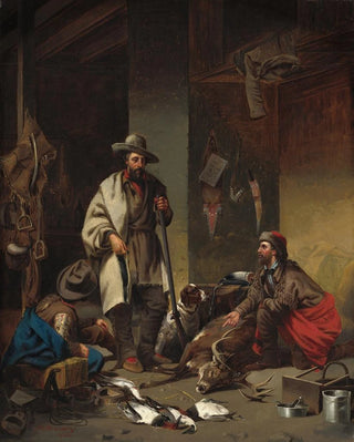 John Mix Stanley - The Trappers Cabin.webp