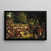 The Trial of Red Jacket - John Mix Stanley — framed artwork on a wall