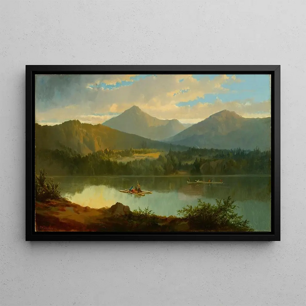 Western Landscape Painting - John Mix Stanley — framed artwork on a wall