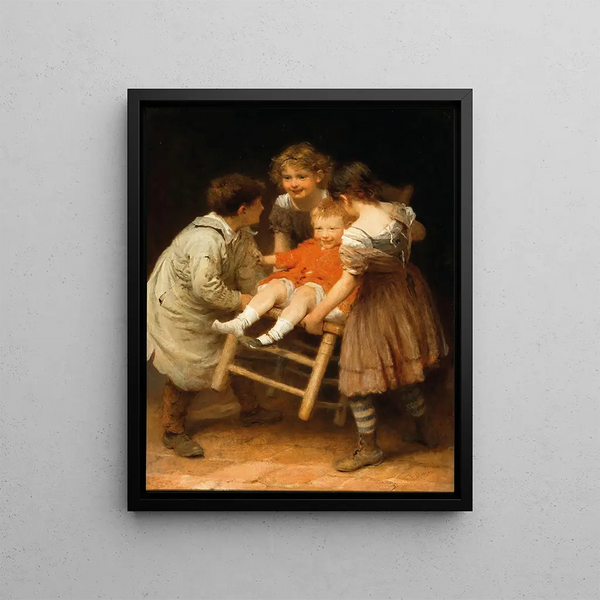 A walk - John Morgan — framed artwork on a wall