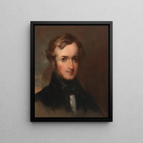 Joseph Clay Neal - John Neagle — framed artwork on a wall