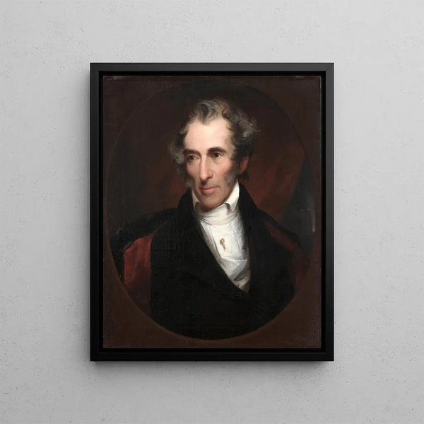 Martin Luther Hurlbut - John Neagle — framed artwork on a wall
