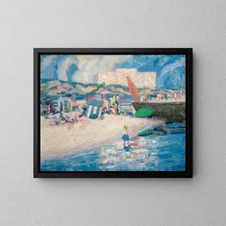 Basse mer - John Noble — framed artwork on a wall