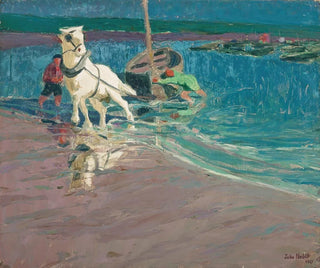 The White Horse at the Ford - John Noble — artwork view