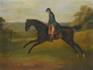 A skilled hunter by a groom - John Nost Sartorius — artwork view