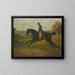 A skilled hunter by a groom - John Nost Sartorius — framed artwork on a wall