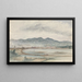 Belfast Painting from Bunkers Hill - John O'Connor — framed artwork on a wall