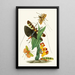 The Oriental Entomology Cabinet Pl XXVI - John Obadiah Westwood — framed artwork on a wall