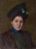 Portrait painting of Winifred Brady - John Ottis Adams — artwork view