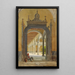 An Italian cloister - John Peter Kornbeck — framed artwork on a wall