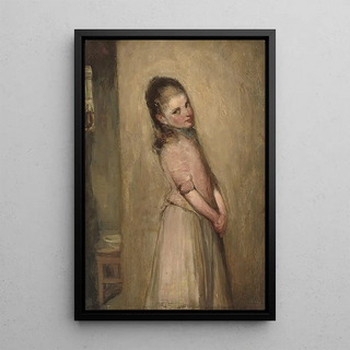 L'ingénue - John Pettie — framed artwork on a wall