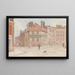 Northumberland Head Inn at the corner of Fort St and Gun St, Spitalfields - John Phillipps Emslie — framed artwork on a wall