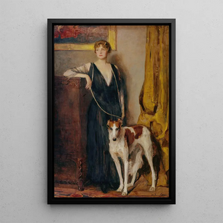 Kitty Baronne Rothschild - John Quincy Adams — framed artwork on a wall