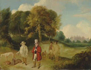 JMW Turner and Walter Fawkes at Farnley Hall - John R Wildman — artwork view