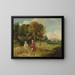 JMW Turner and Walter Fawkes at Farnley Hall - John R Wildman — framed artwork on a wall