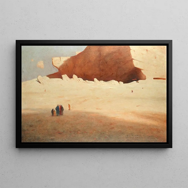 The Dervishes of Mokattam, Egypt - John Ralph — framed artwork on a wall