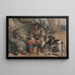 Hunting Elks Painting - John Richard Coke Smyth — framed artwork on a wall