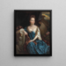 Portrait of Anne Sherard Lady Brownlow - John Riley — framed artwork on a wall