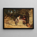 Les Tricheurs - John Ritchie — framed artwork on a wall