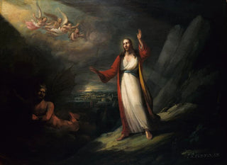 The Christ Tempted by the Devil - John Ritto Penniman — artwork view