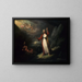 The Christ Tempted by the Devil - John Ritto Penniman — framed artwork on a wall