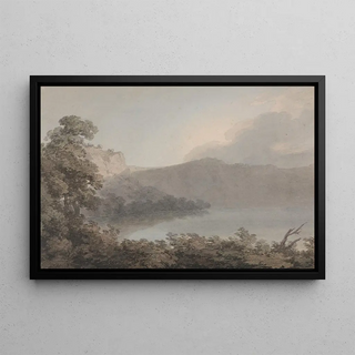 John Robert Cozens - Lake of Vico Between Rome and Florence.webp