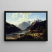 Evening by the Lake Shore - John Robinson Tait — framed artwork on a wall