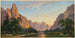 Yosemite Valley Painting, westward view - John Ross Key — artwork view