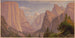 Yosemite Valley looking east from the Mariposa Trail (Case Conflict) - John Ross Key — artwork view