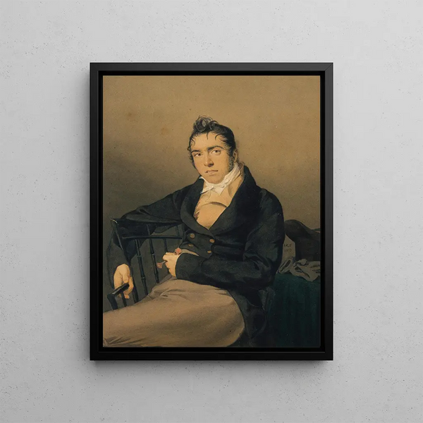 Allan Melville - John Rubens Smith — framed artwork on a wall