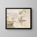 A valley in the Alps with the Matterhorn in the distance - John Ruskin — framed artwork on a wall