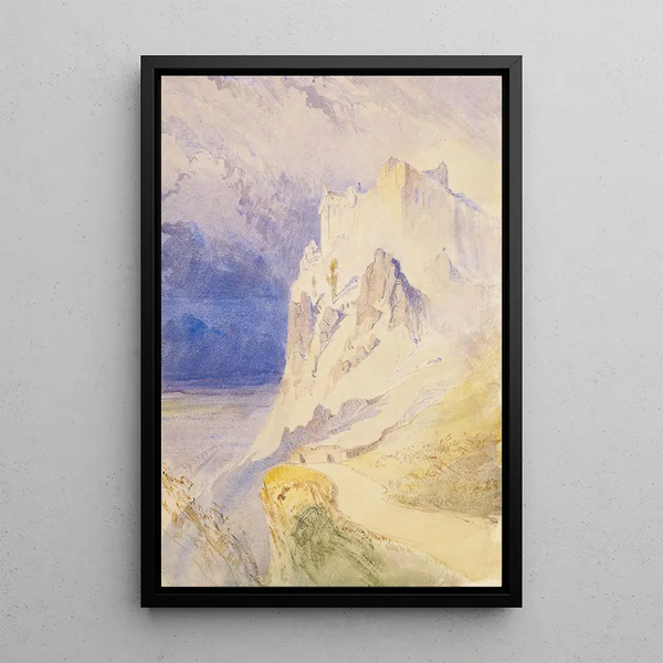 Château de Dumbarton - John Ruskin — framed artwork on a wall