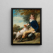 Portrait of Thomas Sheppard - John Russell — framed artwork on a wall