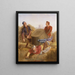 Buck Washing painting on Datchet Mead in The Merry Wives of Windsor III V - John S. Clifton — framed artwork on a wall