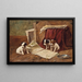 The alphabet lesson - John S. Hayes — framed artwork on a wall