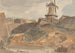 Liverpool painting, the windmill at the edge of the quarry - John Samuel Hayward — artwork view