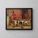 Beagles avant la chasse - John Sargent Noble — framed artwork on a wall