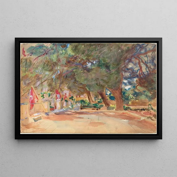 A War Memorial - John Singer Sargent — framed artwork on a wall