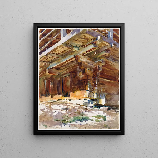 Abris - John Singer Sargent — framed artwork on a wall