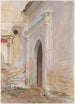 Curved Door Painting - John Singer Sargent — artwork view