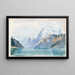 Bay of Uri Brunnen - John Singer Sargent — framed artwork on a wall