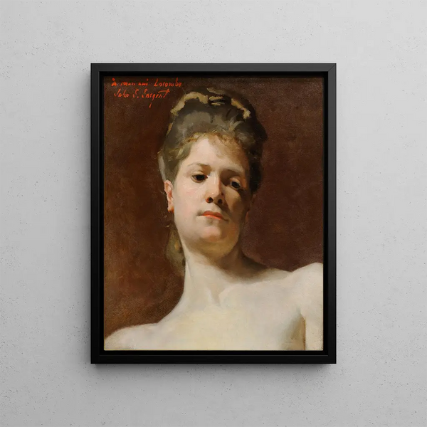 Model Blonde - John Singer Sargent — framed artwork on a wall
